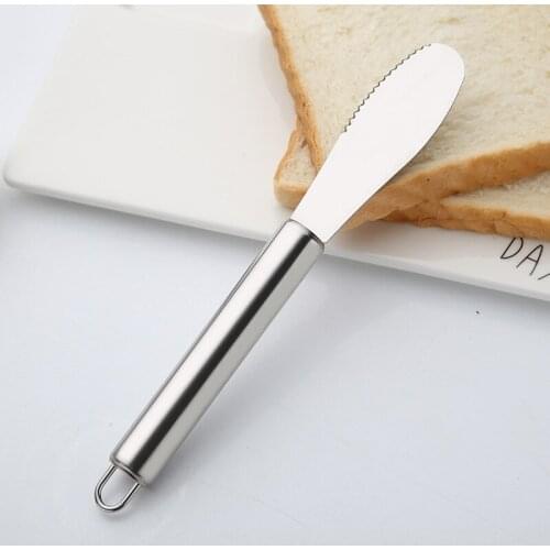 1Pcs Stainless Steel Kitchen Utensil Tool Cream Knifes Butter Knife Multipurpose Silver Dessert Tools for Cheese Dessert