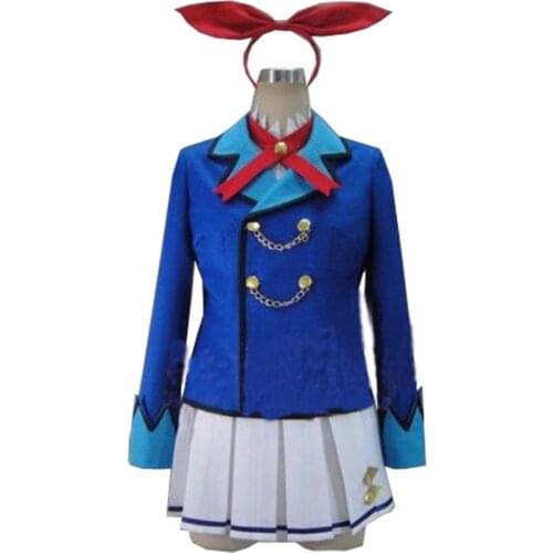 2017 Aikatsu! Kiriya Aoi Winter Long Sleeve School Uniforms Cosplay Costume