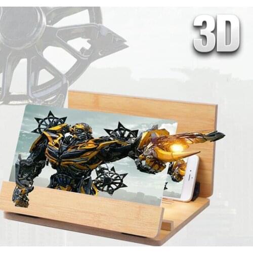 3D Mobile Phone Screen Magnifying Glass Radiation Protection Eye Protection 3D Magnifying Glass Adjustment Bracket HD-Amplifier