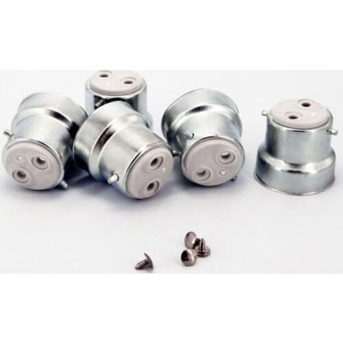 B22 Iron Plated Nickel No-need Welding Lamp Holder LED Energy Saving Lamp Bulb Base b22 Lampholder 1000pcs