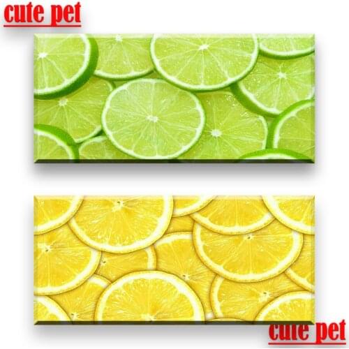 Large lemon Restaurant painting Diamond Painting Full square round Diamant Embroidery Handcraft mosaic diamond Decor crossstitch