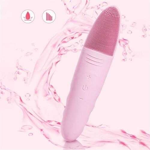 J01 Electric Silicone Cleansing Instrument face cleansing brush Wireles Phototherapy Skin Ion Introducer Ultrasonic Pore Cleaner