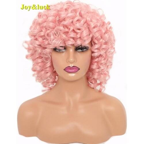 Розовые парики Joy&luck China At AliExpress