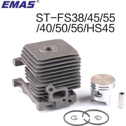 34mm Cylinder Piston Ring Kit Fit STIHL FS55 FS45 KM55 HL45 HS45 KM55 HL45 HS45 HS55 4140 400 1308 Trimmer