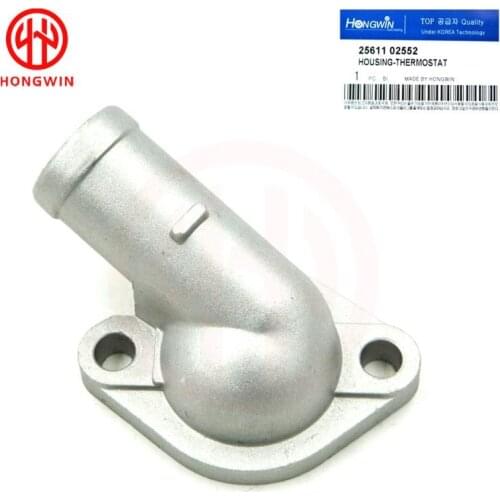 Genuine No.:25611 02552 Thermostat Housing/Water Outlet Fitting Hyundai Santro 1.0L1.1L 98-03 Santro Xing 1.1L 03-14 2561102552