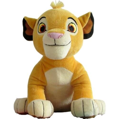 New Good Quality Cute 1pcs Sitting High 26cm Simba The Lion King Plush Toys , Simba Soft Stuffed Animals doll For Children Gifts