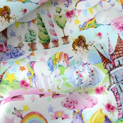 50*145cm Cotton Fabric Flower Dress Cotton Twill Quilting Fabric High Quality Breathable Cotton Sewing Material For Baby & Child