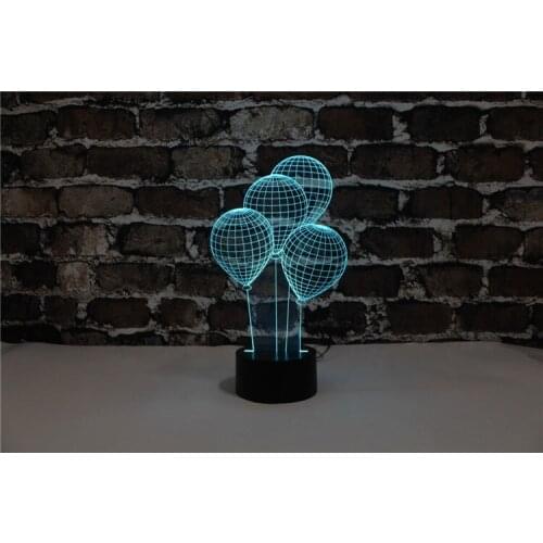 YJM-2813 12pcs/lot promote sales Christmas decorations for home LED Night Lights New Years Day balloon