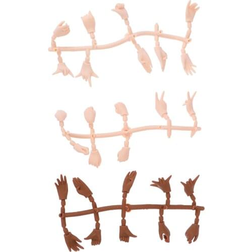 Funny Gesture Doll Replacement Hands Multi Gestures For 1/12 Doll Body Toys Accessories