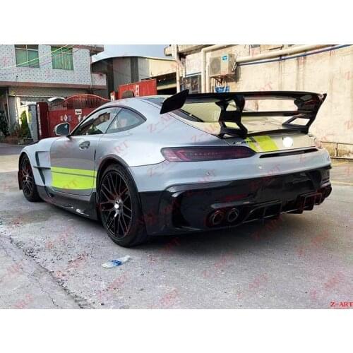 Z-ART AMG GT Black series rear wing for AMG GT GTS BS carbon fiber rear wing for AMG GT carbon fiber rear trunk wing