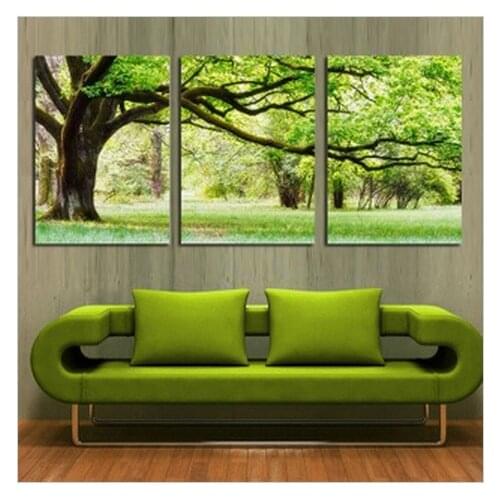 Factory Sale Cross Stitch Kit Needlework Embroidery Pretty Printed Fabric Green Tree-----Free Shipping