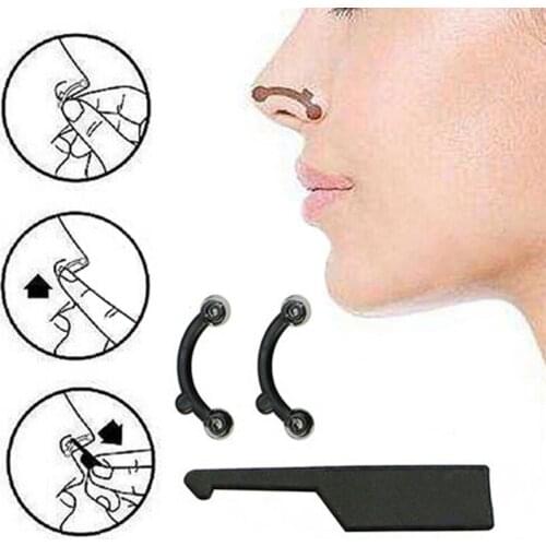 Nose Lifting Shaping Clip 3D Invisible Nose Up Lifting Clip Shaper Tool Beauty Kit for Women Men 1Set Nose Shaper Clip