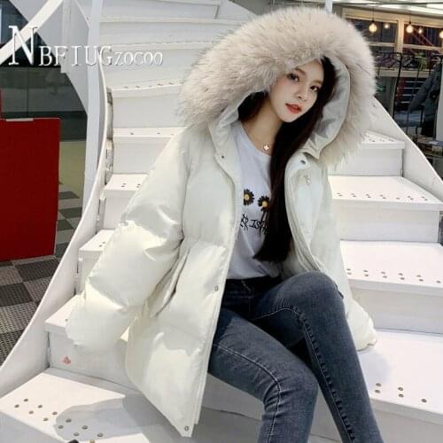 Winter Women Parkas 2021 New Students Outwear Korean Loose Thick Fashion Female Overcoat