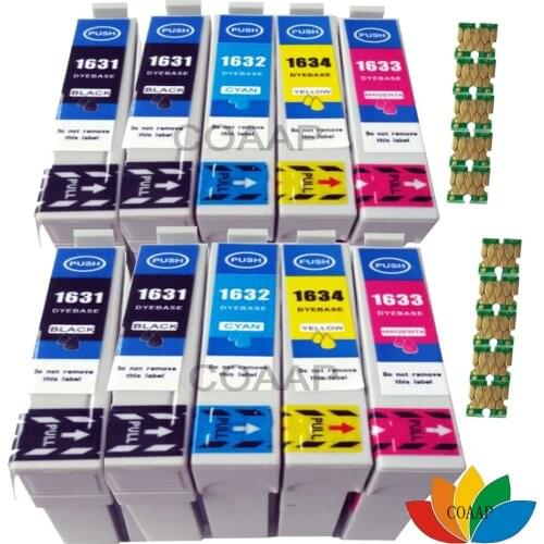 10 Compatible EPSON 16XL T1631 T1632 T1633 T1634 OR T1621 T1622 T1623 T1624 Ink Cartridge Free shipping