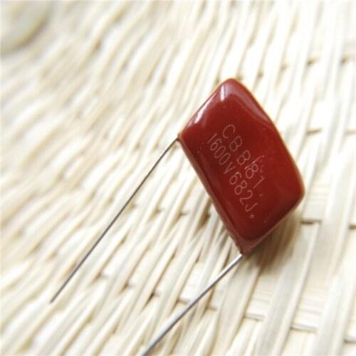 20pcs CBB 682 1600V 682J 1.6KV 6.8nF 0.0068uF P15 CBB81 Capacitors