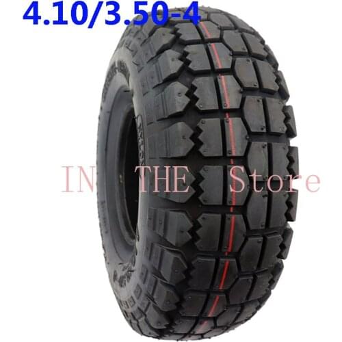 4.10/3.50-4 Inner Outer Tyre 410/350-4 Pneumatic Wheel Tire for Electric Scooter, Trolley Accessories