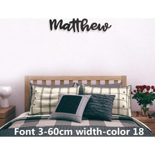 8"-24" Wood Name Sign Personalized Nursery Baby Name Custom Nursery Decor Name Plaque Personalized Boys Girls Room Wall Art