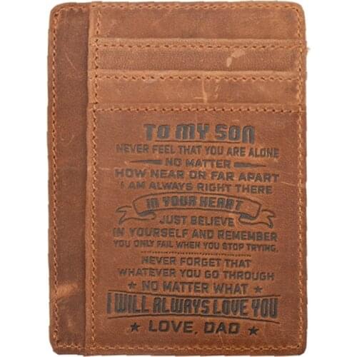 RFID Blocking Genuine Leather Credit Card Case Thin ID Card Holder for Men Slim Wallet Multi Slot Business Vintage Cards Cover