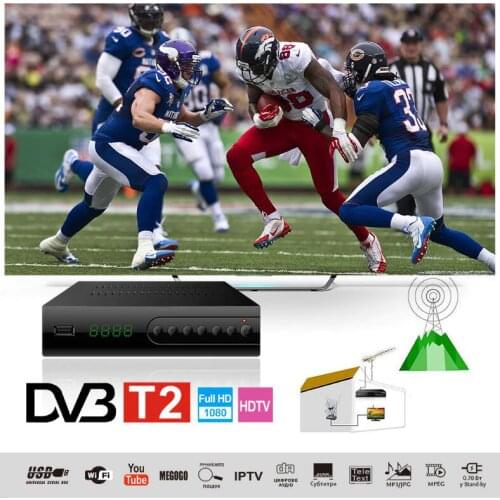 DVB T26 Digital Set-Top Box T2 terrestrial Receiver support DVB t2 dvb c cable Digital TV Tuner Receptor H.264