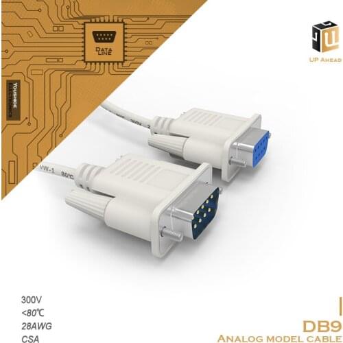 DB9 Seri?le Kabel Non/Cross Type RS232 Verlengkabel