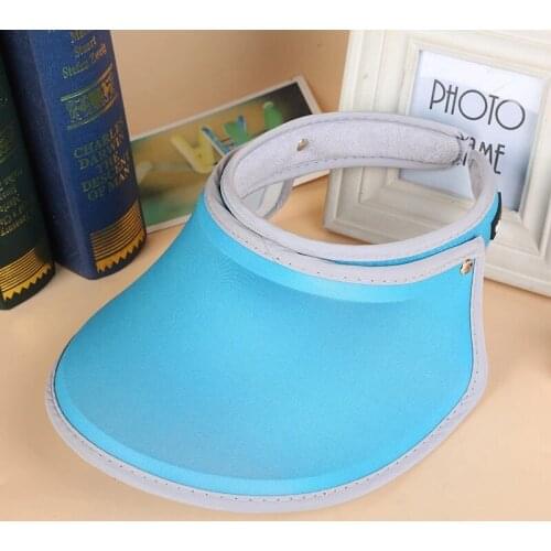 Korean Super Fire Summer Sun Hat Outdoor Ice Ice Same Double Sunblock Hap Empty Top Hat Sunshade Hat Ladies Free Shipping