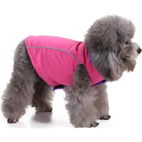 Dog Jacket Jas Hond Dogs Clothes Manteau Chihuahua Vetement Chien Hiver Warm Pug French Bulldog Clothing Harness Costume