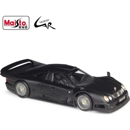 Maisto 1:18 Benz CLK-GTR 1955 300S 1967 280SE 1955 190SL SL500 Car Model Toy Decoration Diecast Cars Collections Adult Boys Gift