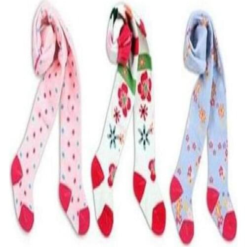 Lovely baby Girl pantyhose childrens tights for girls panty hose leg warmer 3-24month 80 90 100 Flower