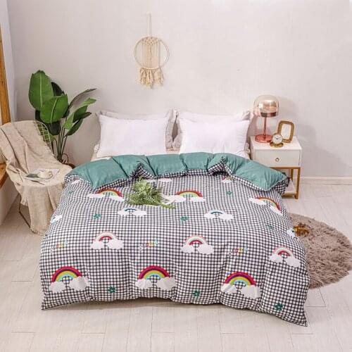 Rainbow Bridge/Bedding 100% cotton single quilt cover, home cotton bed cover quilt/pillow cover/single double quilt cover