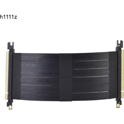 QINDIAN Add On Cards PCIE/PCI-E Riser PCI E PCI Express Riser Card Connector Cable PCI-E 16X Flexible Cable Extension Port Riser