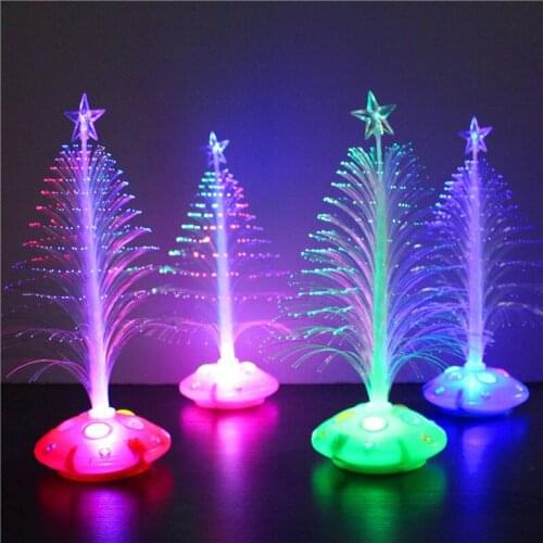 Merry Christmas Tree Christmas santa Decoration Supplies,mini LED Christmas Tree decorations for home colorful,(10 pieces/lot)