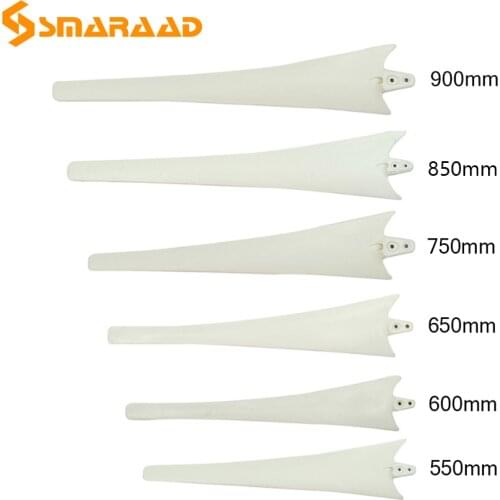 SMARAAD 550/600/650/750/850/900mm Black/White Wind Turbines Wind Generator Blades High Strength Nylon Fiber Windmill Accessories