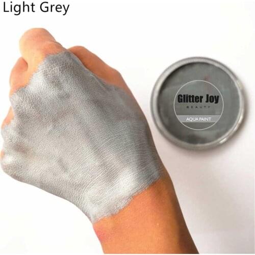 Light Grey 30g/pc Water Based Body Painting Pigment for Party, Clubing and Costume Party