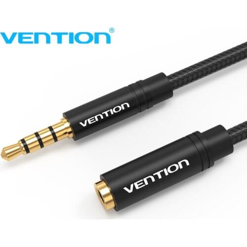 Vention Jack 3.5 mm Audio Extension Cable Male to Female Headphone Extension Cable for Huawei P20 lite Stereo 3.5mm AUX Cable