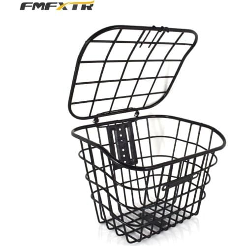 FMFXTR Bicycle Basket Front Basket Mountain Bike Frame Basket Student Front And Rear Basket Electric Bicycle