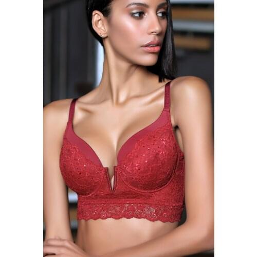 MOONLİGHT 2187 LACE SEQUINS DETAILED BRA DESTEKSİZ