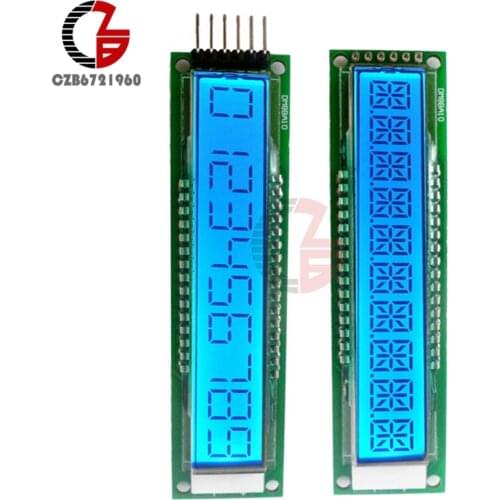 10 Digit 16 Segment LCD SPI LCD Display Board Module with Backlight DC 5V TM1622 Driver Chip Compatible With HT1622 for Arduino