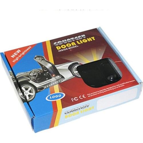 2PCS Led Car Door Welcome Logo Light For Mitsubishi Lancer Evolution EVO X Pajero Projector Ghost Shadow Lamp