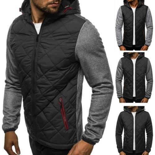 2020 New Men Fashion Casual Fashion Zipper Hooded Sweater Coats Cardigan Tops
