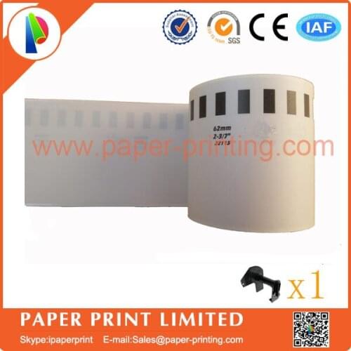 2x Rolls Brother Compatible Labels clear transparent sticker dk 22113 dk-22113 dk22113 dk-2113