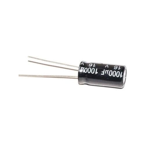 500pcs 1000uF 16V 105C Radial Electrolytic Capacitors 10x16mm free shipping best quality New origina