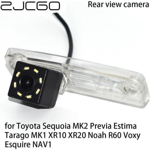 ZJCGO Car Rear View Reverse Backup Parking Reversing Camera for Toyota Sequoia Previa Estima Tarago Noah R60 Voxy Esquire NAV1