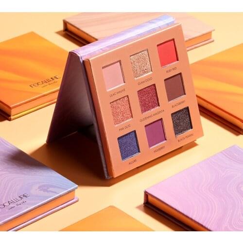 FOCALLURE Glitter Green Eyeshadow Palette Waterproof Makeup Matte Eyeshadow High Pigment Powder Eye Shadow Pallete