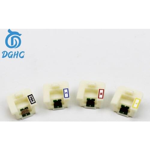 4 color T7411 T7412 T7413 T7414 Ink cartridge chip with holder for Epson F6000 F7000 F9000 F6070 F7070 F9070 printer