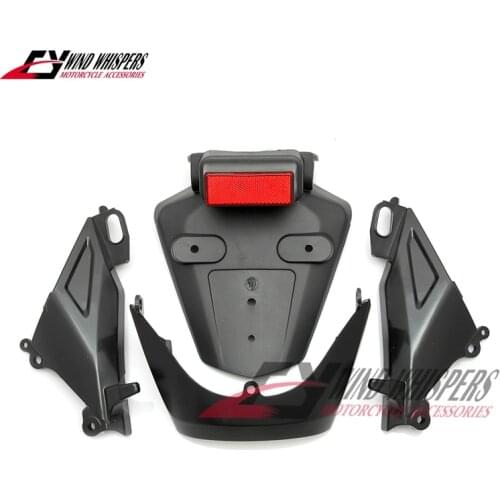 Motorcycle Rear Fender Splash Guard License Plate Holder with Bracket set For Honda CBR 600 RR F5 CBR600RR CBR600 2005 2006