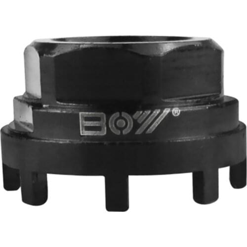 ABUO-BOY Bicycle Crank Remover Bottom Bracket Shaft Repair Tool Bike Part Extractor Steel