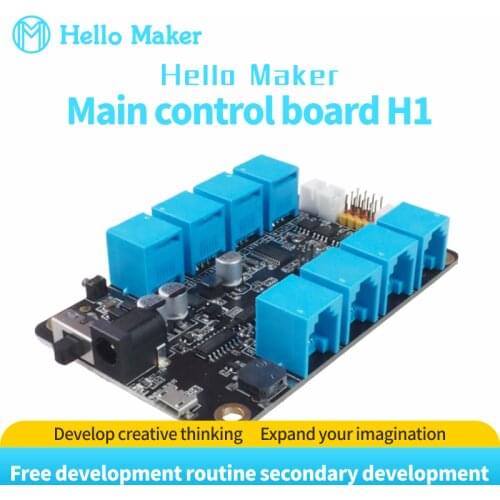 Hello Maker main controller, four motors, 4 servos, 8 sensors, Bluetooth remote control development board