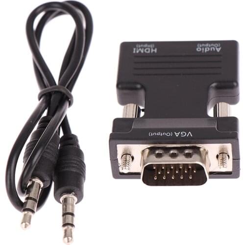 VGA Cable Female to Male VGA Converter Digital Audio Cable Video Converter