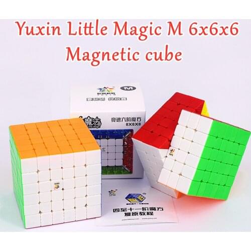 Yuxin Little Magic M magnetic 6x6x6 Magic cube 4x4x4 5x5x5 speed cube 4x4 5x5 6x6 puzzle cubo magico