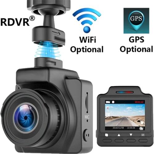 RDVR Magnetic Dash Cam 1.5" Mini Car DVR Camera WiFi GPS Full HD 1080P Video Registrator Recorder dashcam G-sensor Night Vision